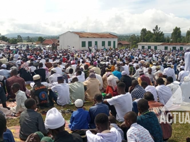 Rassemblement des musulmans à Bunia/Ph ACTUALITE.CD 