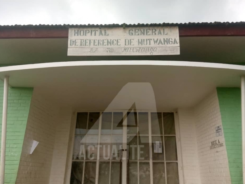 L'hôpital général de référence de Mutwanga/Ph ACTUALITE.CD 