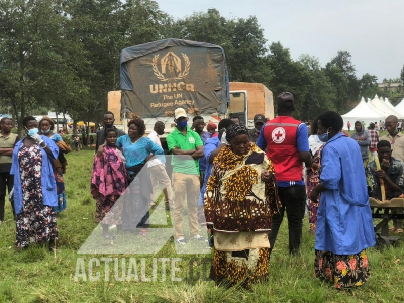 Les habitants de Goma évacués au Rwanda suite à l'éruption du volcan/Ph ACTUALITE.CD 