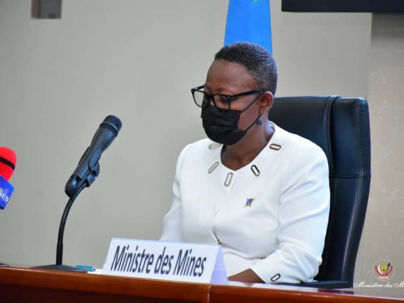 Antoinette N'samba Kalambayi, Ministre des Mines