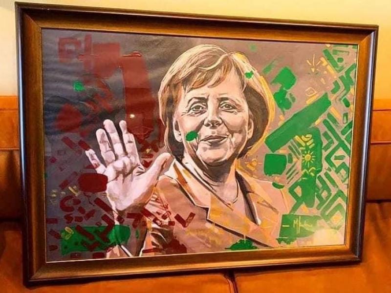 Angela Merkel vue par M. Kadima