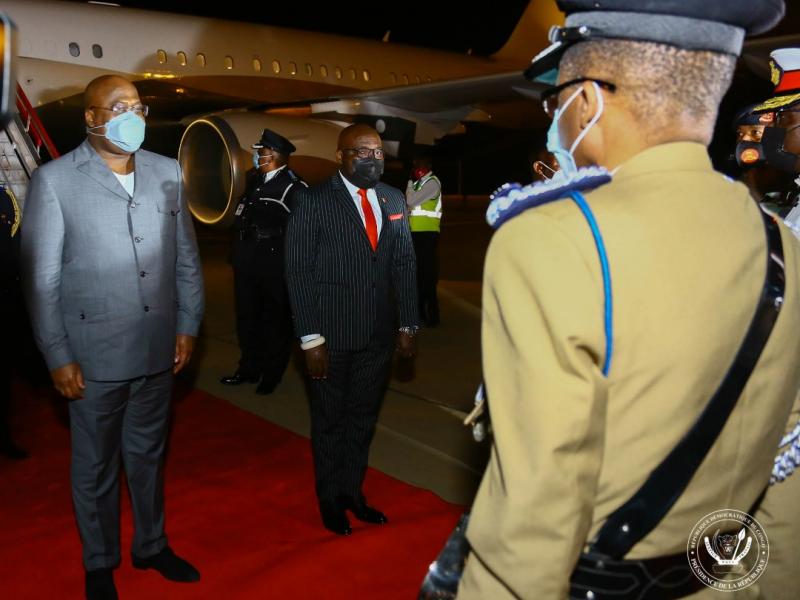 Félix Tshisekedi à Lilongwe