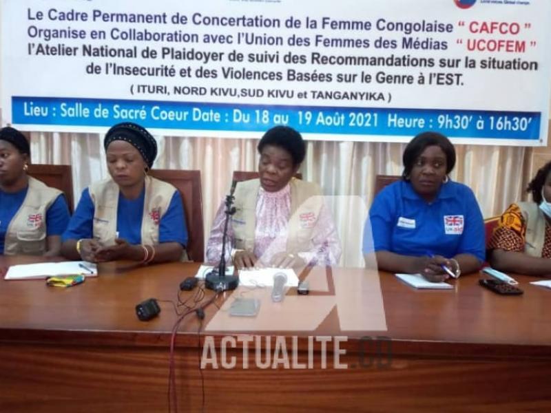 RDC : des organisations féminines mobilisent différentes parties prenantes pour la résolution pacifique des conflits à l’Est