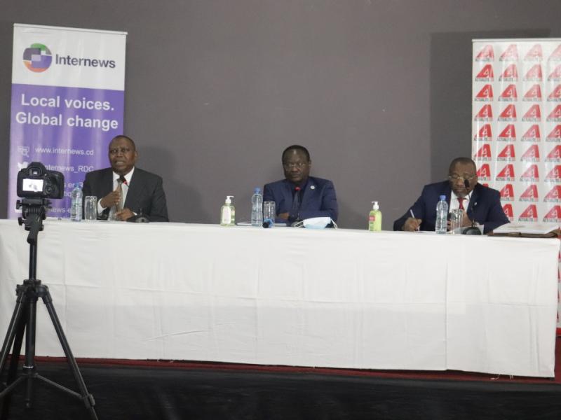 Jacques Djoli, Jean-Chrétien Ekambo et Kasongo Mwema News Forum