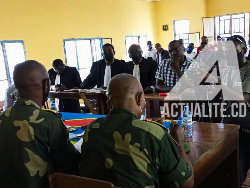 Procès du député provincial Hubert Berocan au tribunal militaire de l'Ituri