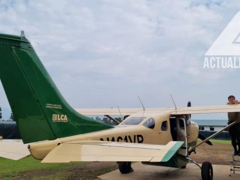 Un Cessna du Parc National des Virunga