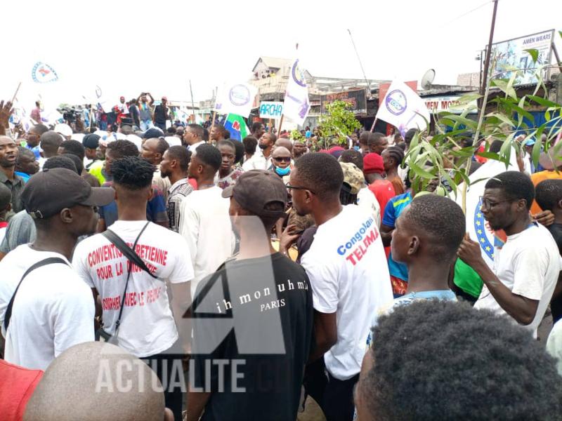 Marche de Lamuka ce samedi 16 octobre 2021 à Kinshasa