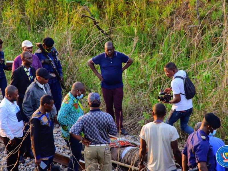 Accident de train dans le territoire de Songololo