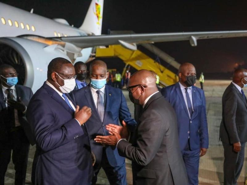Arrivée de Macky Sall à Kinshasa 