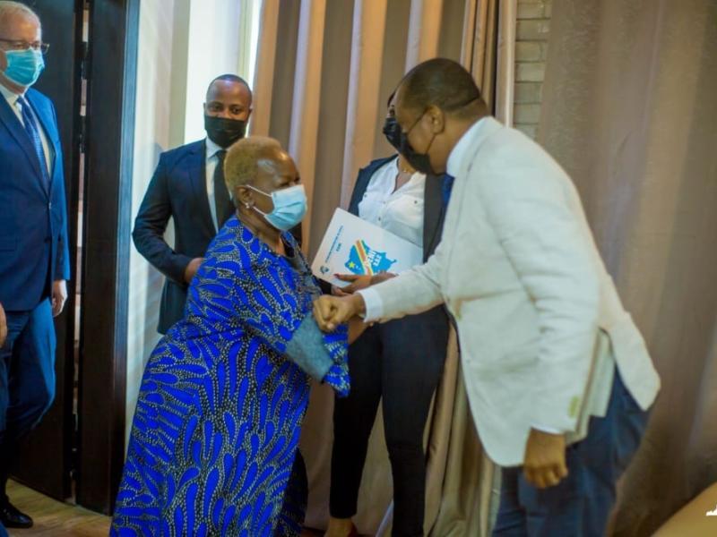 Bintou Keita, cheffe de la MONUSCO, reçue par Denis Kadima, président de la CENI 