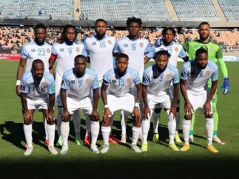 Les Léopards lors du match contre les Taifa stars (Tanzanie) dans le cadre des éliminatoires du Mondial Qatar 2022