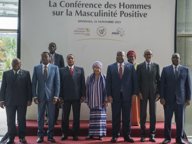 Nana Akufo, Faure Gnassigbé, Denis Sassou, Ellen Johson, Félix Tshisekedi, Paul Kagame et Macky Sall