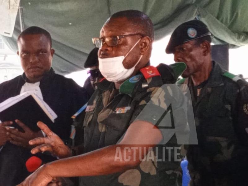 Comparution du général Djadjidja au procès dans l'affaire Floribert Chebeya et Fidèle Bazana
