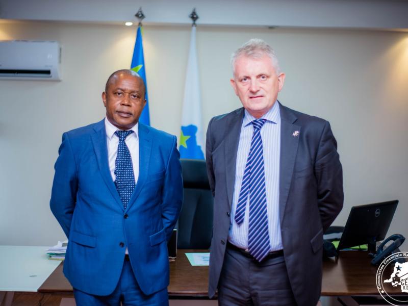 RDC: Denis Kadima et Jean-Marc Châtaigner. Photo droits tiers 