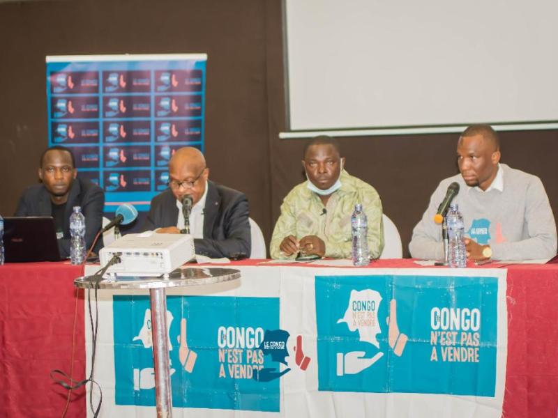 Les membres de Congo n'est pas à vendre