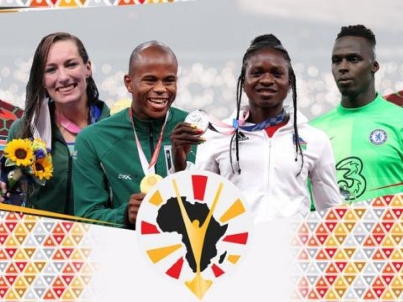 Les 6 finalistes du prix de la personnalité sportive africaine