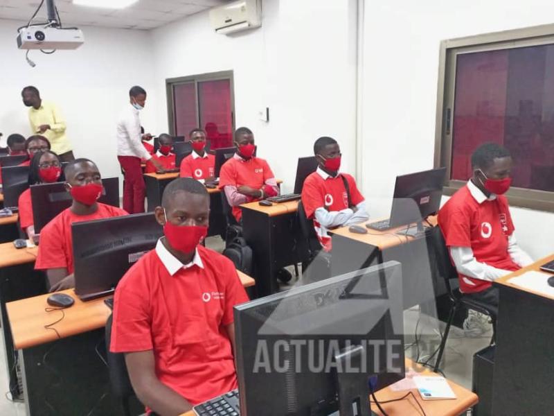 Les candidats au test national de la Bourse Vodacom Exetat 2021 