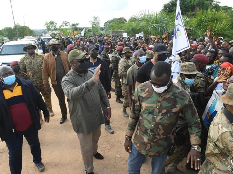 Visite de Félix Tshisekedi à Katende