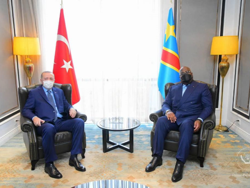 Recep Tayyip Erdogan et Félix Tshisekedi
