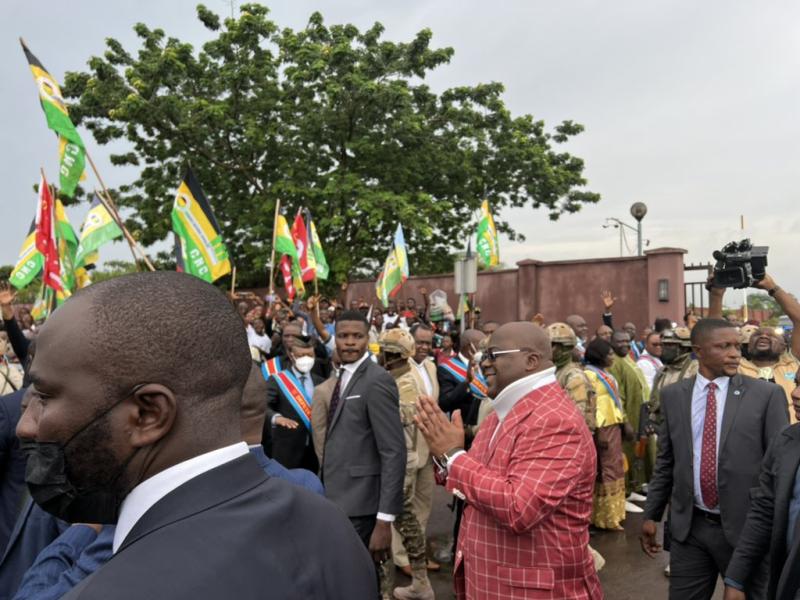 Félix Tshisekedi à Kinshasa 
