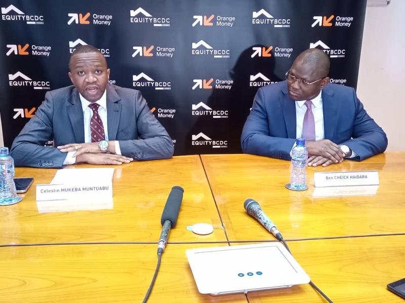 Les DG de Equity BCDC et Orange RDC 