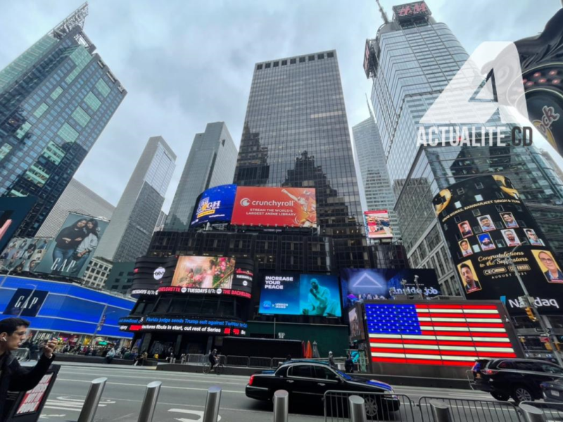 La vue d’une rue de Manhattan, New York (USA)