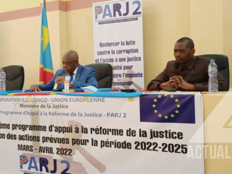 Atelier de démarrage des activités du deuxième programme d'appui à la réforme de la justice (PARJ2)