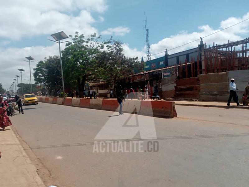 Une artère de la ville de Lubumbashi dans la commune de Kampemba