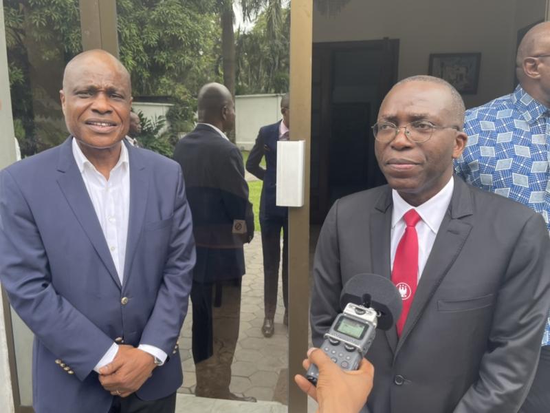 Martin Fayulu et Augustin Matata