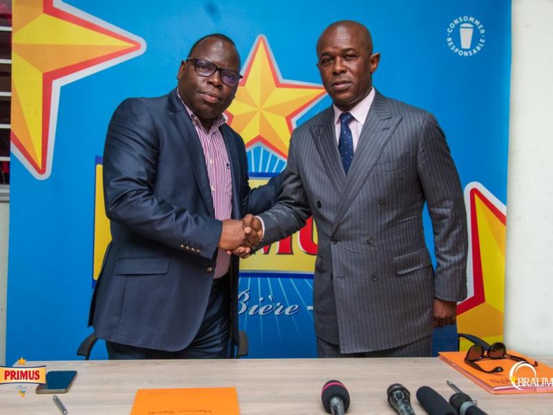 Signature protocole d'accord Bralima-Mansa Music