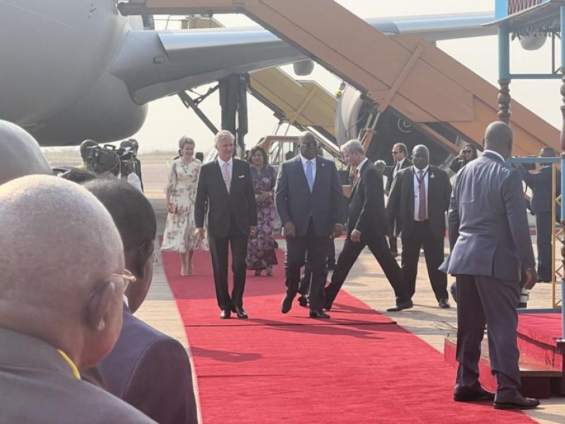Le Roi Philippe de Belgique et Félix Tshisekedi
