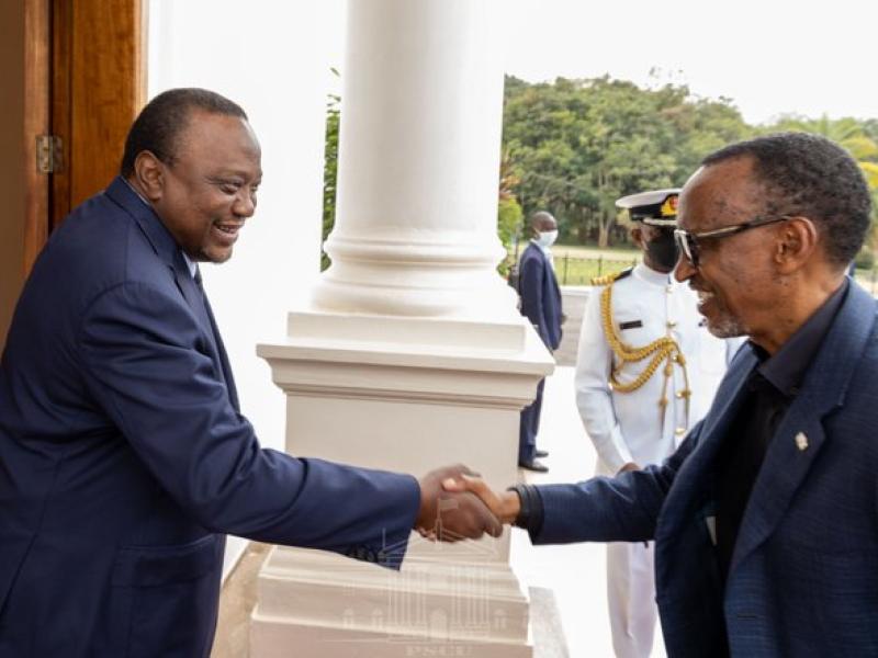 Uhuru Kenyatta et Paul Kagame