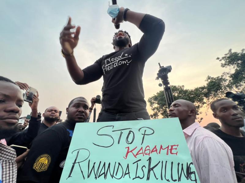 Manifestation contre l’agression rwandaise 