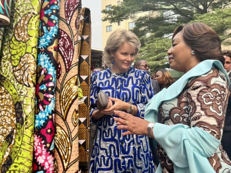 Reine Mathilde et Denise Nyakeru 