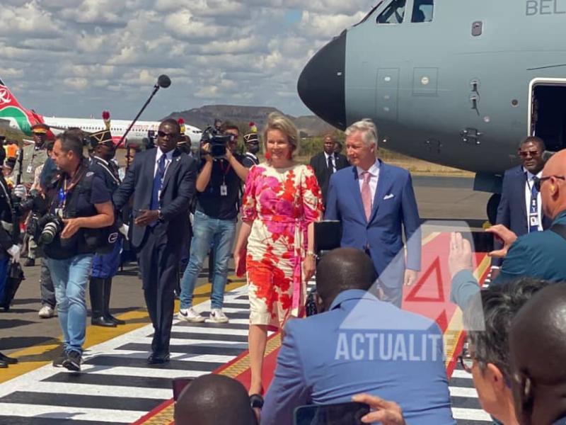 Le couple royal belge à Lubumbashi 