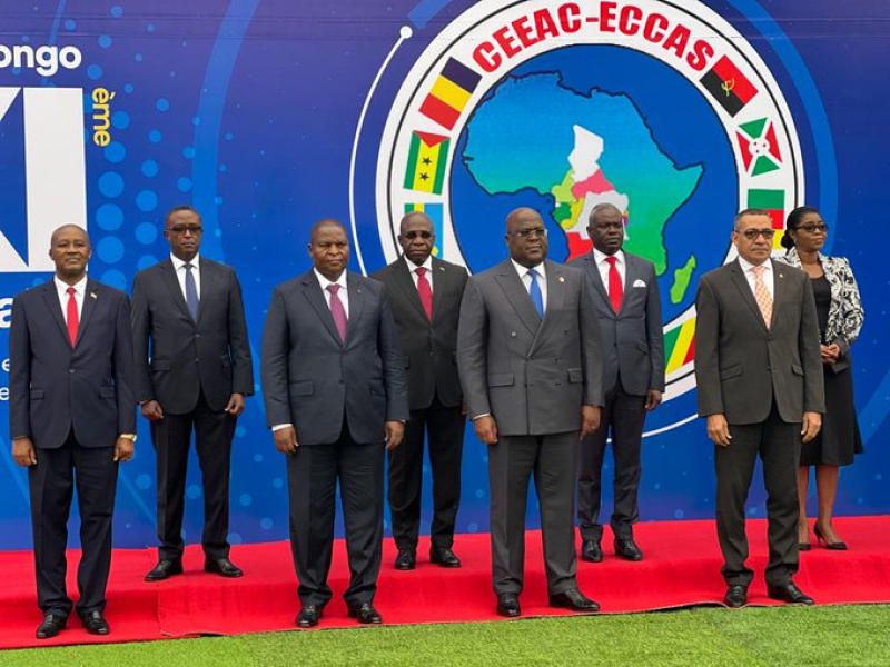 Quelques chefs d'Etat et des gouvernements des pays membres de la CEEAC