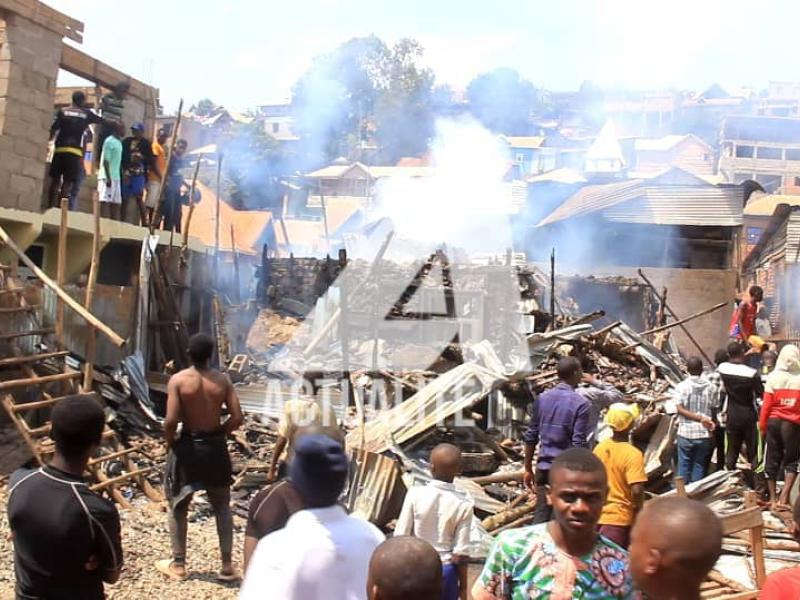 Incendie à Ibanda Bukavu