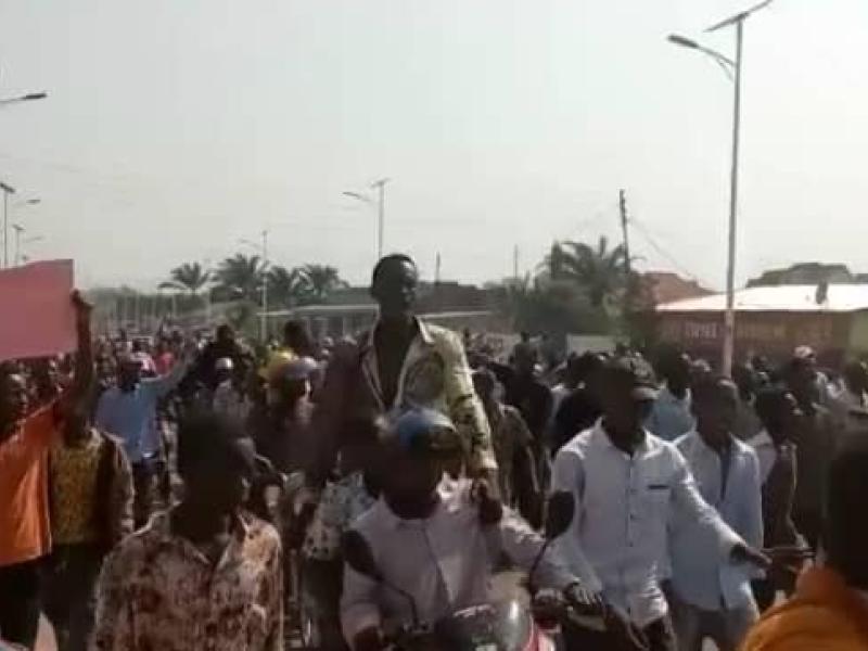 Manifestation des étudiants de l'UNIKAL