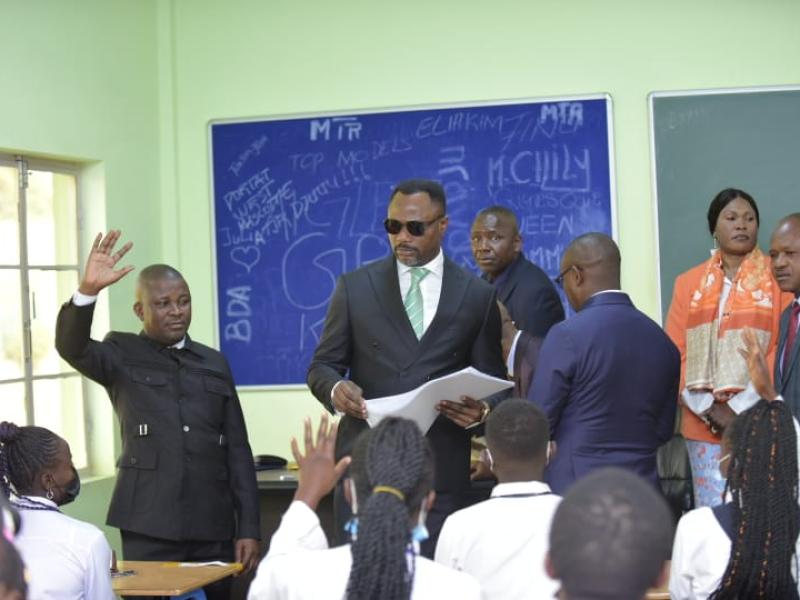 Tony Mwaba au lancement de la session ordinaire de l'Exetat 2022