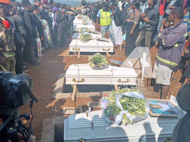 inhumation des écoliers à Bukavu