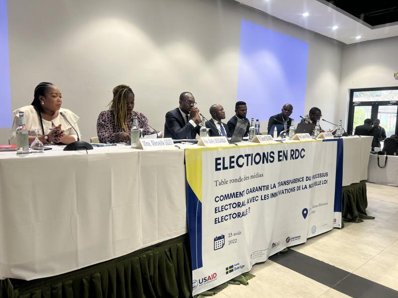 Panel Kinshasa News Lab sur la transparence électorale