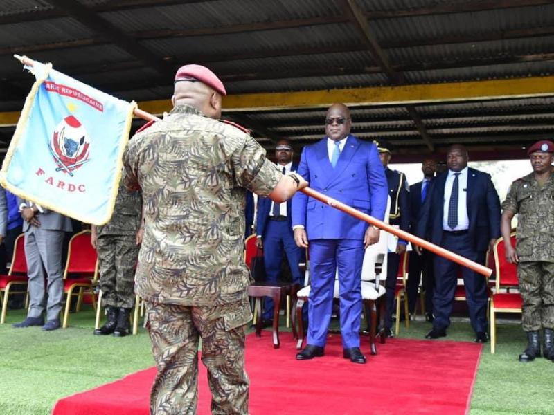 Félix Tshisekedi et le Général Christian Tshiwewe