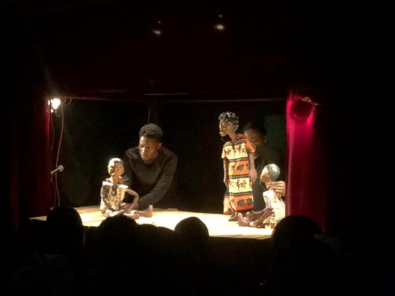 Kinshasa : présentation du spectacle de théâtre de marionnette