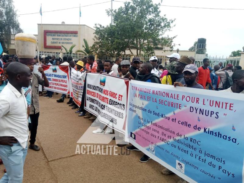 Mobilisation contre le M23 à Bukavu