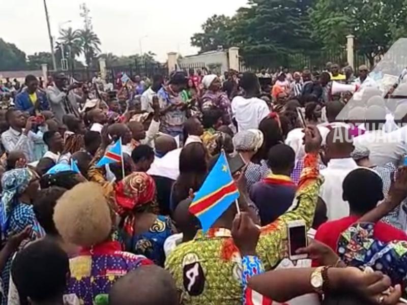 Manifestation contre les violences dans l'Est de la RDC