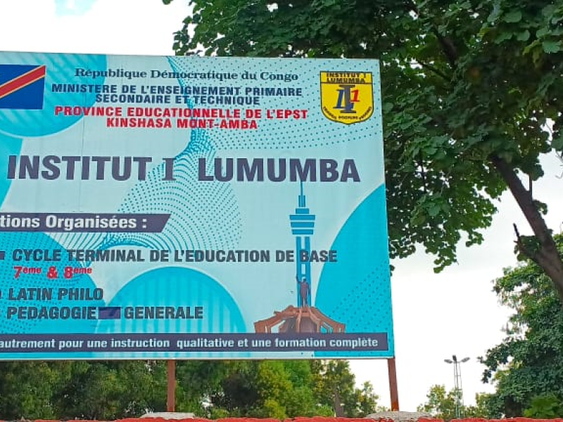 Institut Lumumba à la 17e rue Limete