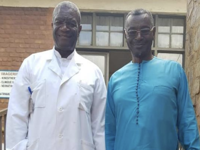 Denis Mukwege et Albert Moleka