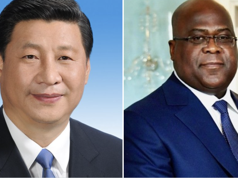 Xi Jinping et Félix Tshisekedi