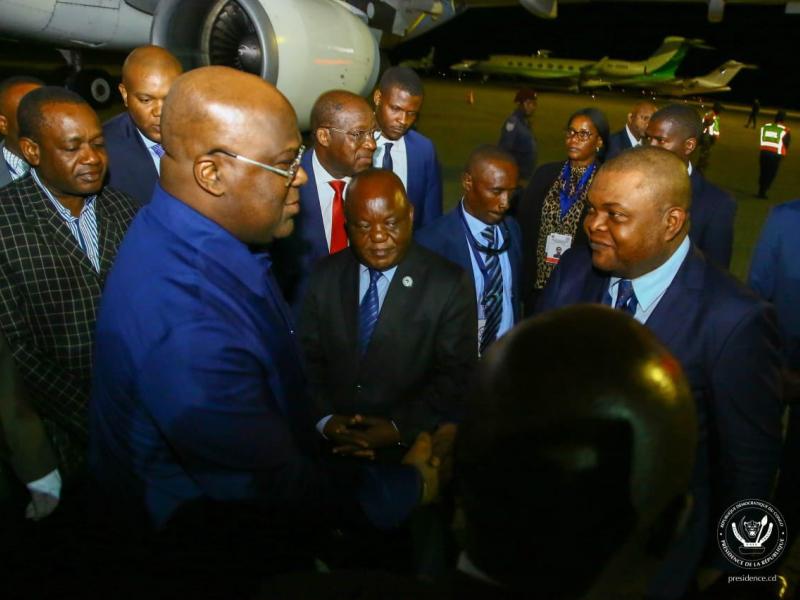 Félix Tshisekedi à Windhoek