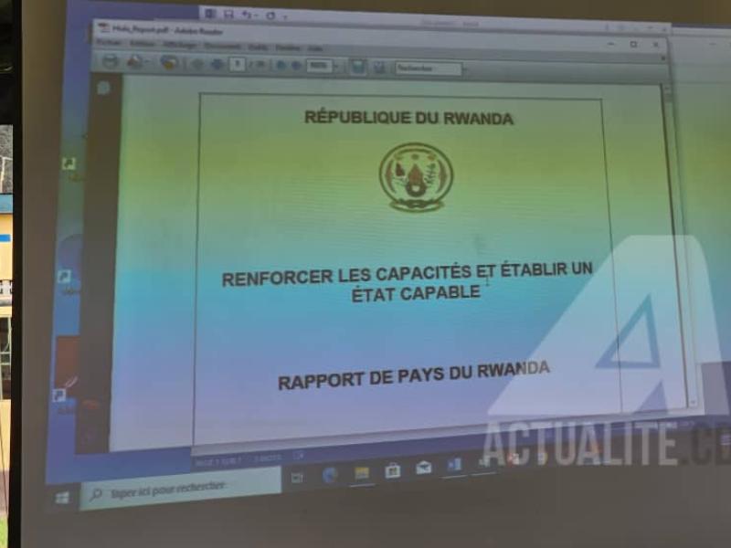 Presentation des pièces contenues dans une clé USB de Mwangachuchu 